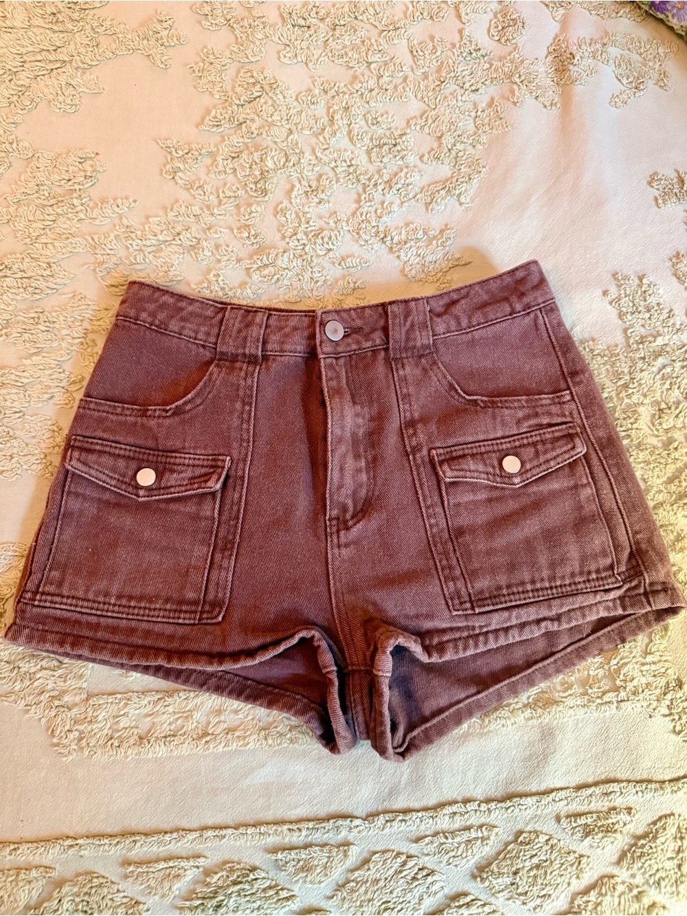 SHEIN High-Waist Cargo Pocket Shorts
